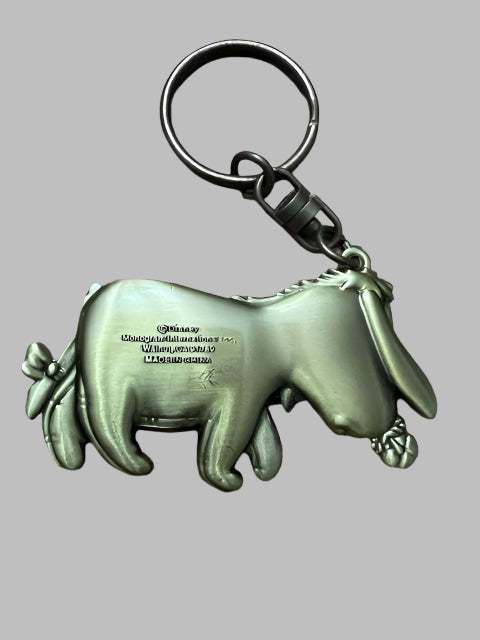 Officially Licensed Disney Brass/Pewter Keychain - Eeyore