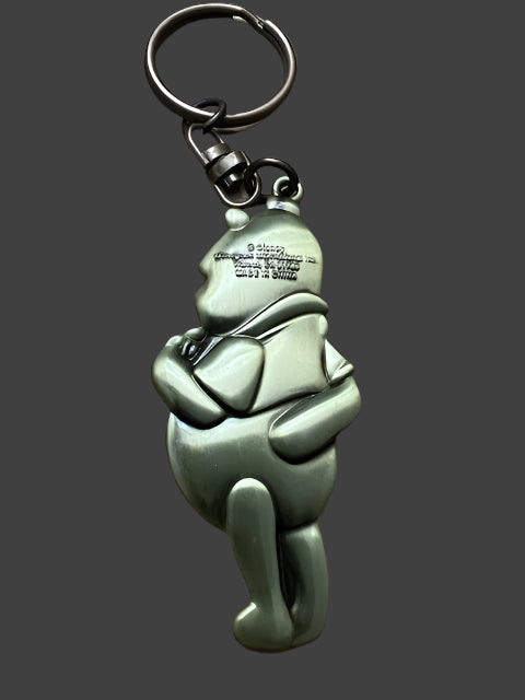 Officially Licensed Disney Brass/Pewter Keychain - Pooh