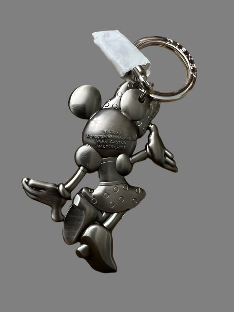 Officially Licensed Disney Brass/Pewter Keychain - Minnie