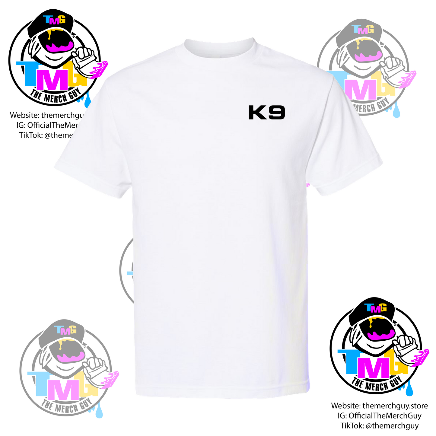 German Shepherd Head K9 T-Shirt
