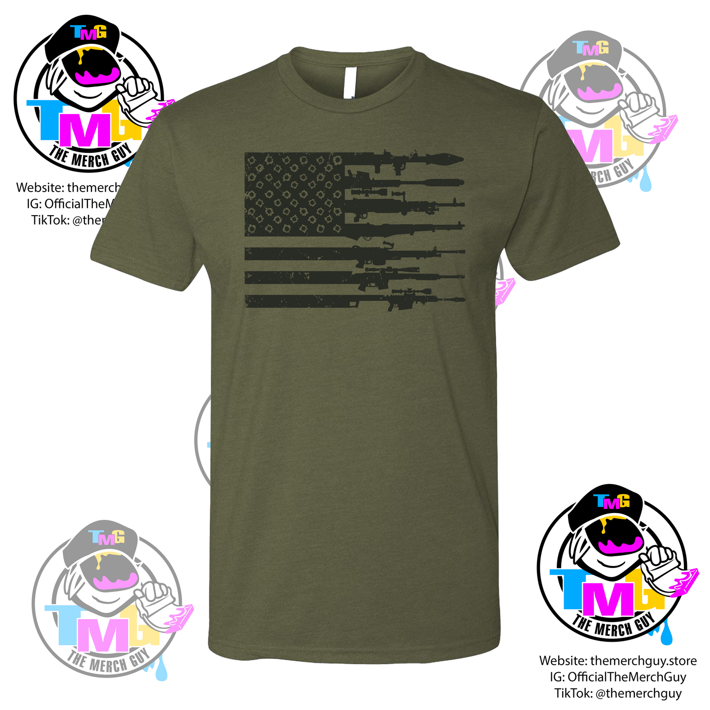 Rifle Flag T-Shirt
