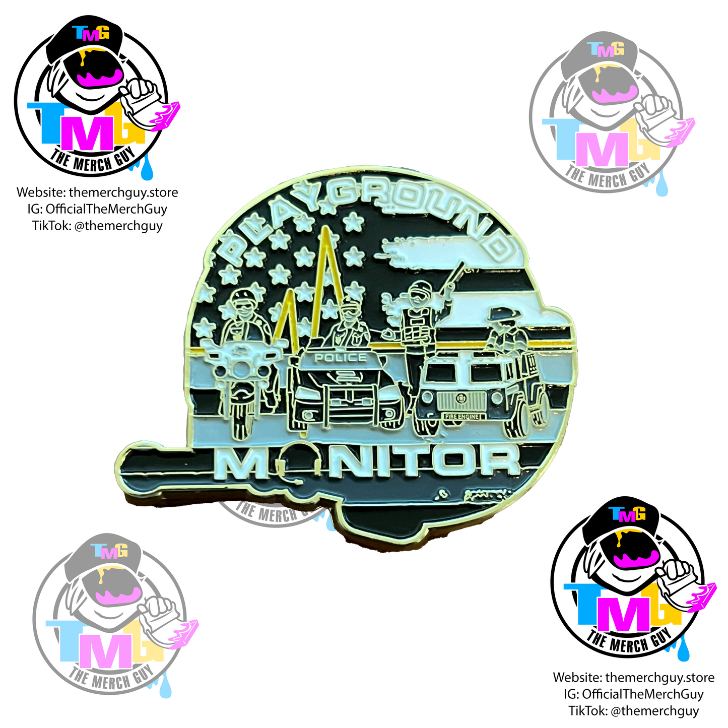 Always Heard, Rarely Seen Dispatch Challenge Coin - Dispatchers, 911 Communications, Thin Gold Line, Telecommunications Week