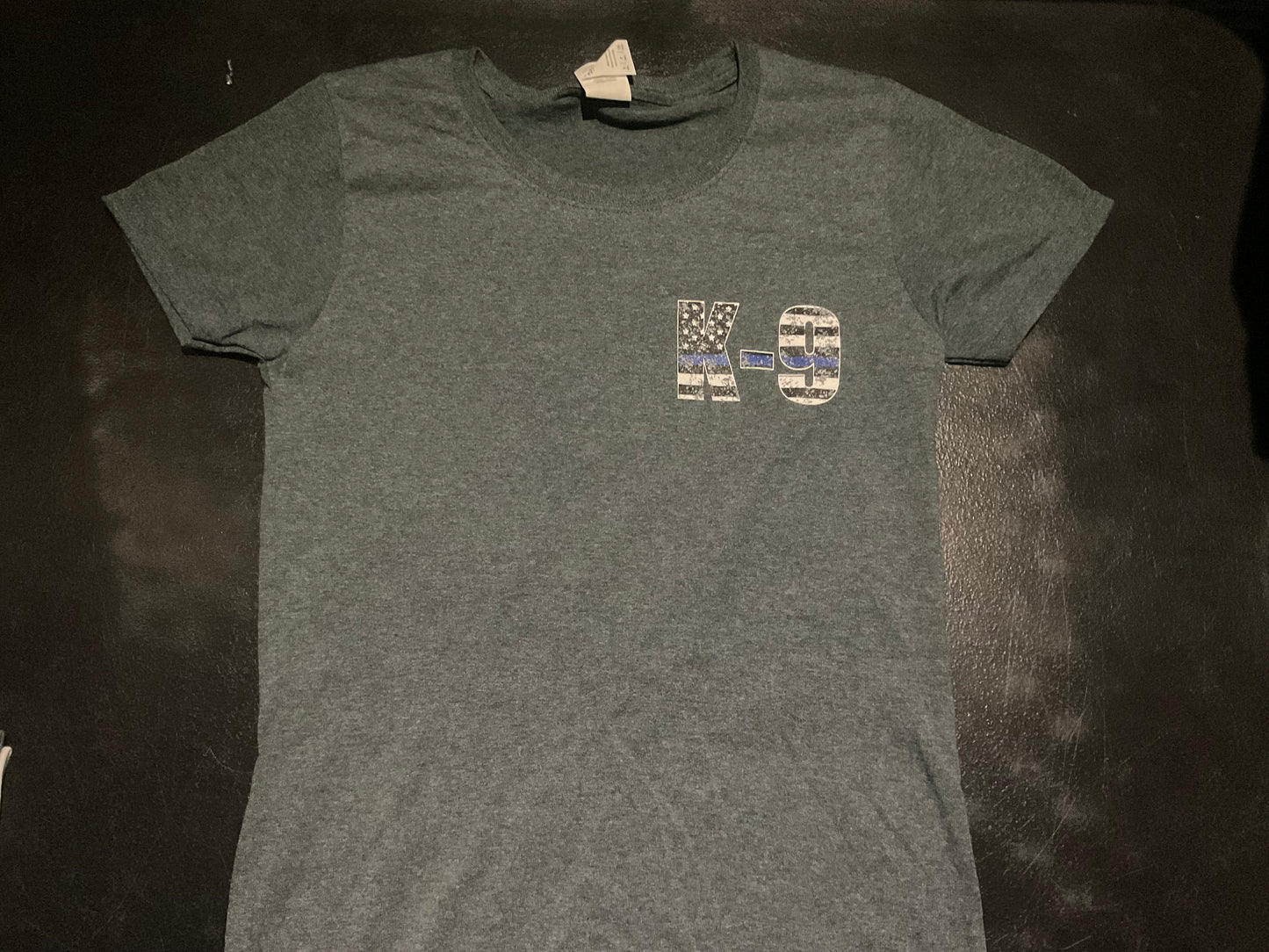 Police "K9" on Lady's Crew Neck T-Shirt