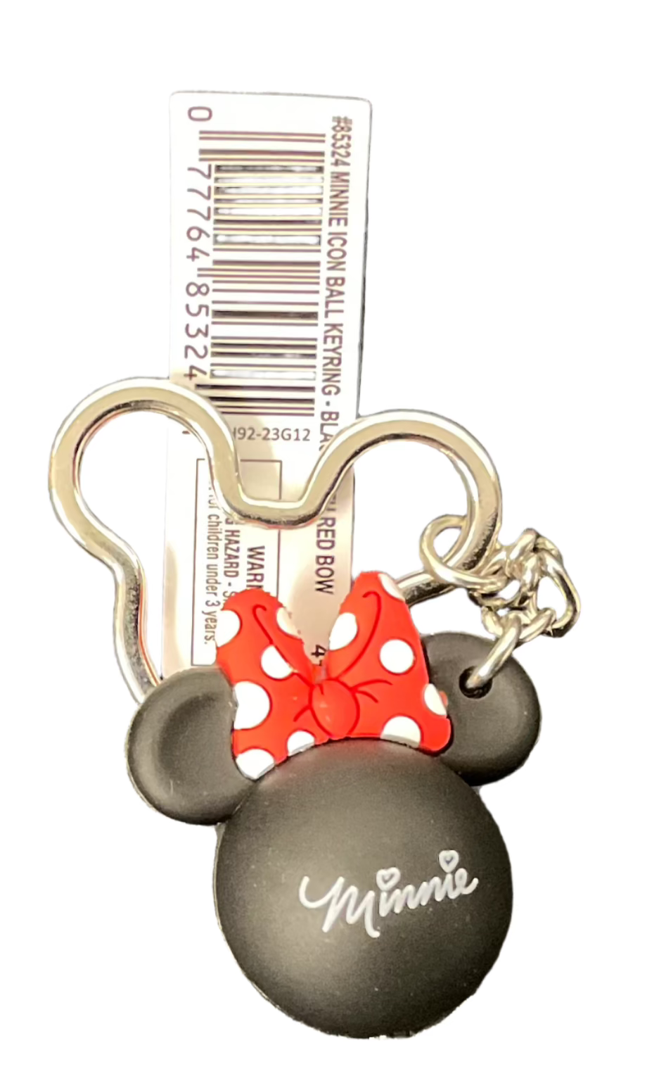Officially Licensed Disney Minnie Red Bow Icon Key Ring