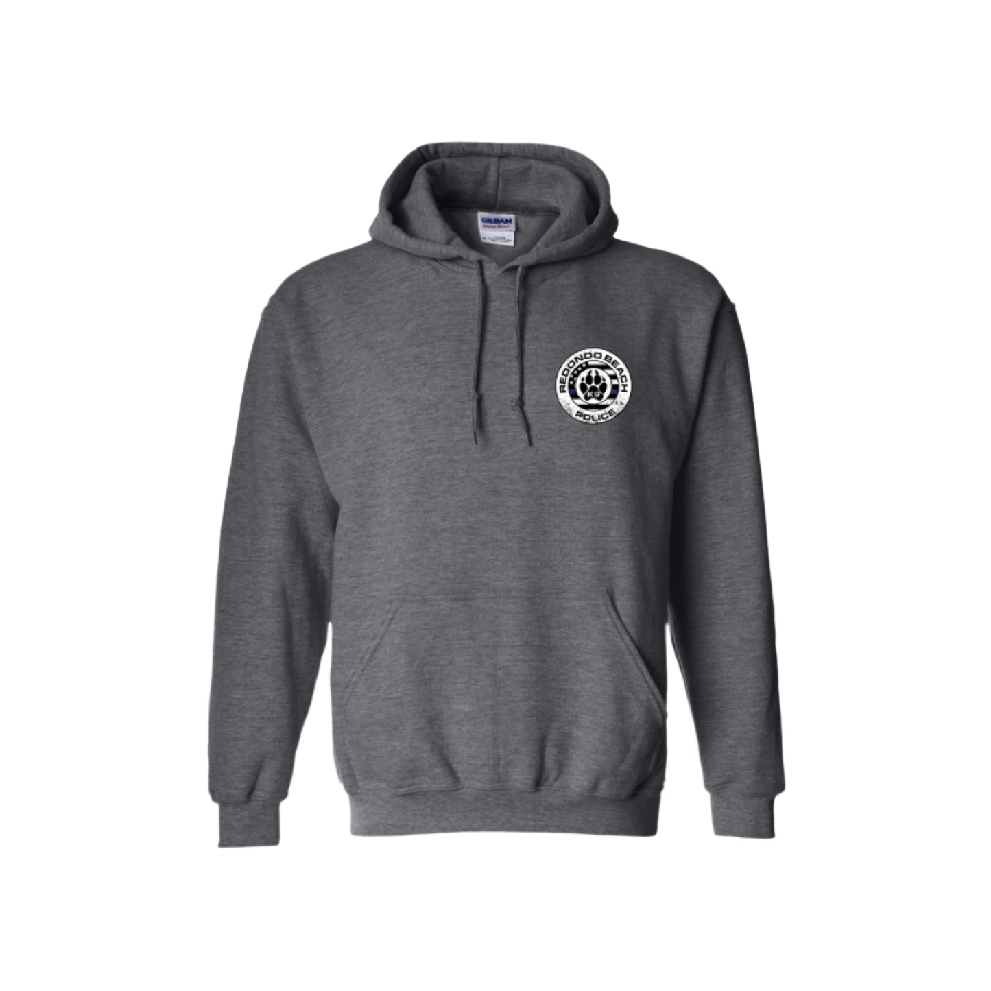 Redondo Beach Police K-9 TBL Flag (Hoodie), RBPD K9 Hoodie, Police K9 Hoodie, Official Police K9 Hoodie