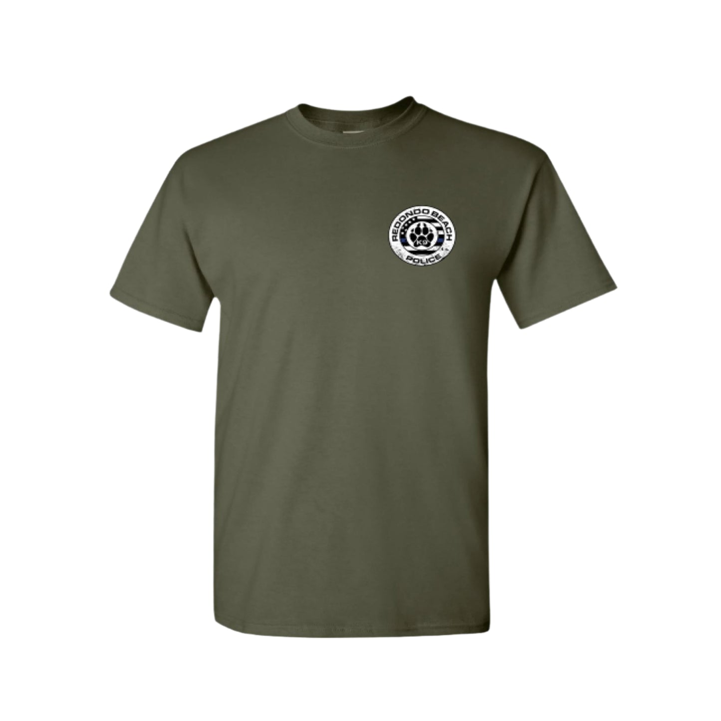 Redondo Beach Police K-9 TBL Flag (Men), Police K9 Shirt, Redondo Beach PD K9 Shirt