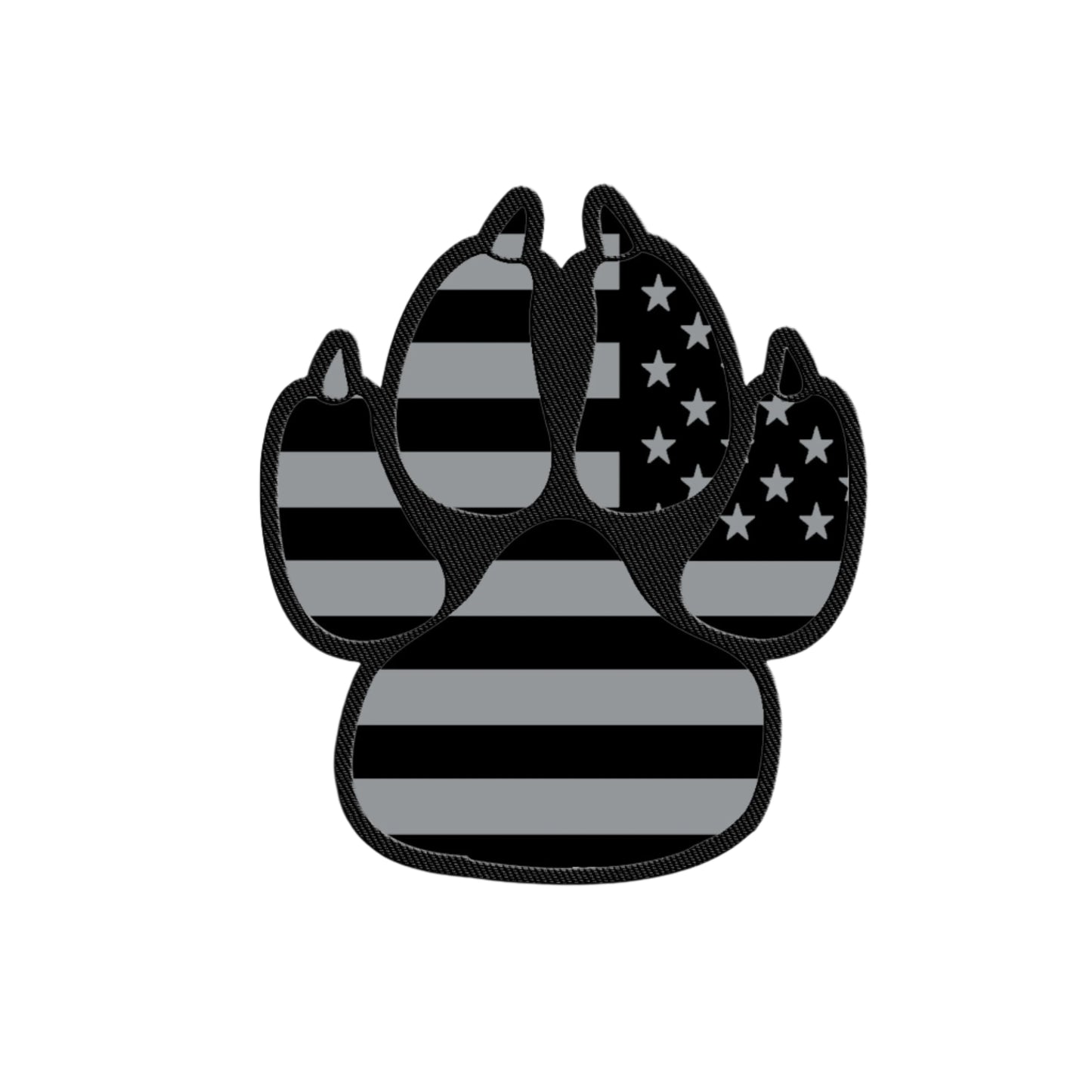 USA Flag K9 Paw Patch