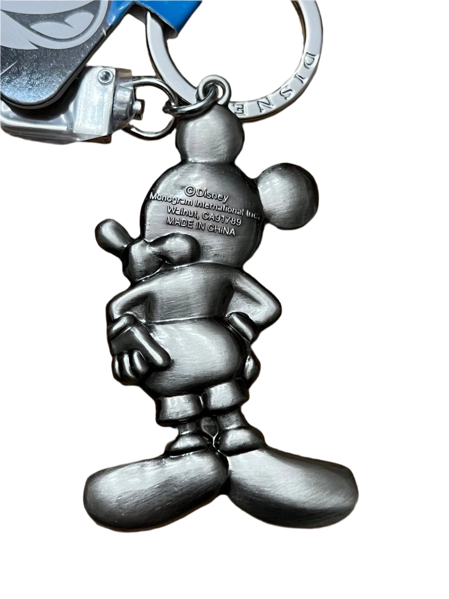 Officially Licensed Disney Brass/Pewter Keychain - Mickey Classic