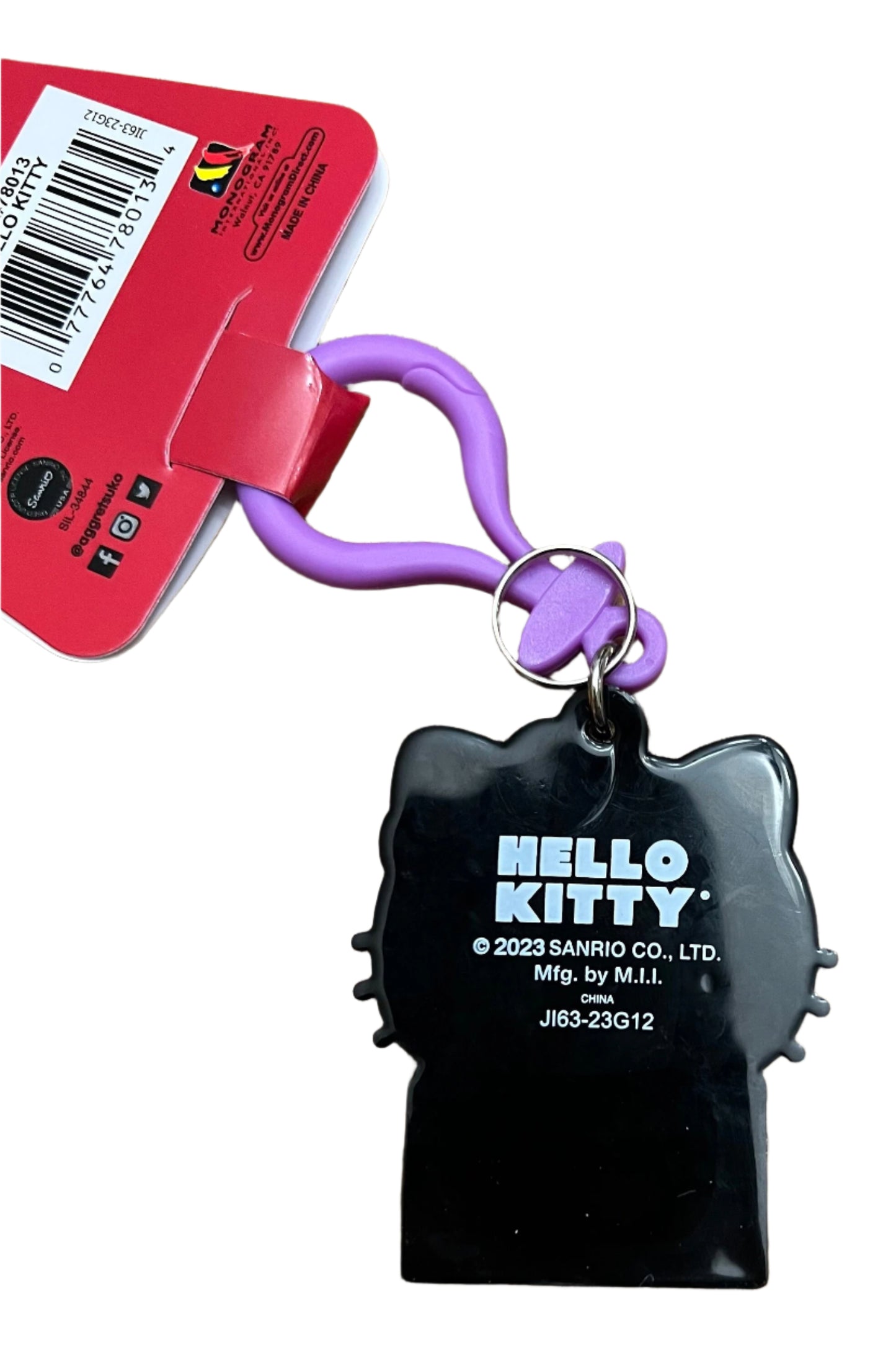 Officially Licensed Hello Kitty Lasered Key Ring