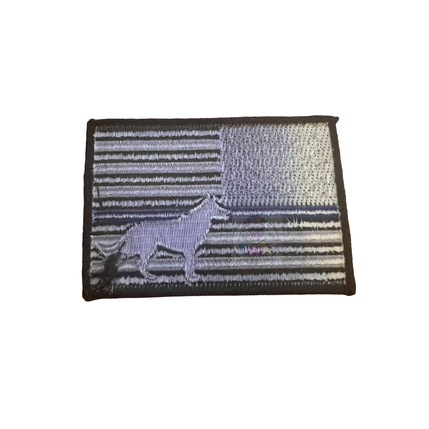 USA Flag with K9 and Thin Blue Line Patch