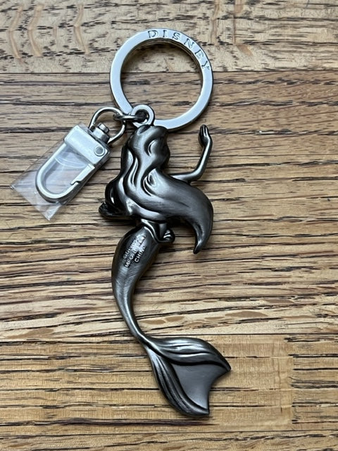 Officially Licensed Disney Brass/Pewter Keychain - Ariel