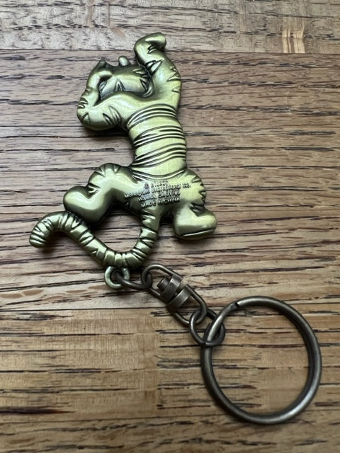 Officially Licensed Disney Brass/Pewter Keychain - Tigger