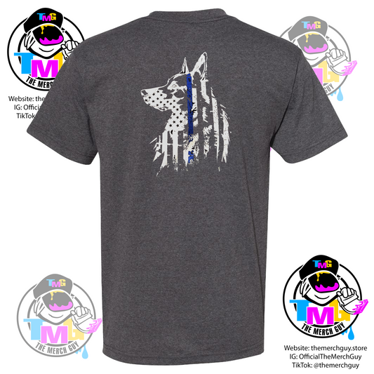 German Shepherd Head K9 T-Shirt