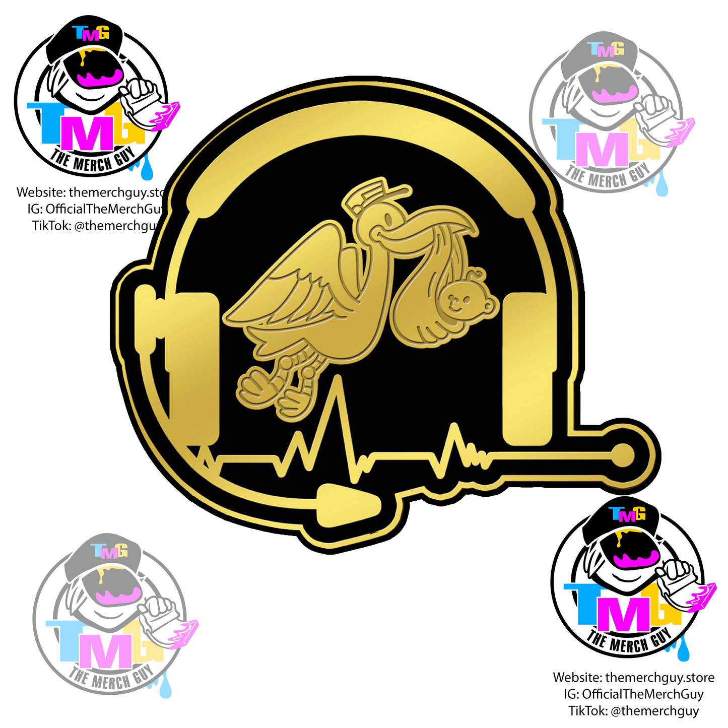 Dispatch Service Pins, 911 Dispatch Pins, Dispatch Year Pins, Baby Delivery Pin, Stork Pin, Dispatcher Pins