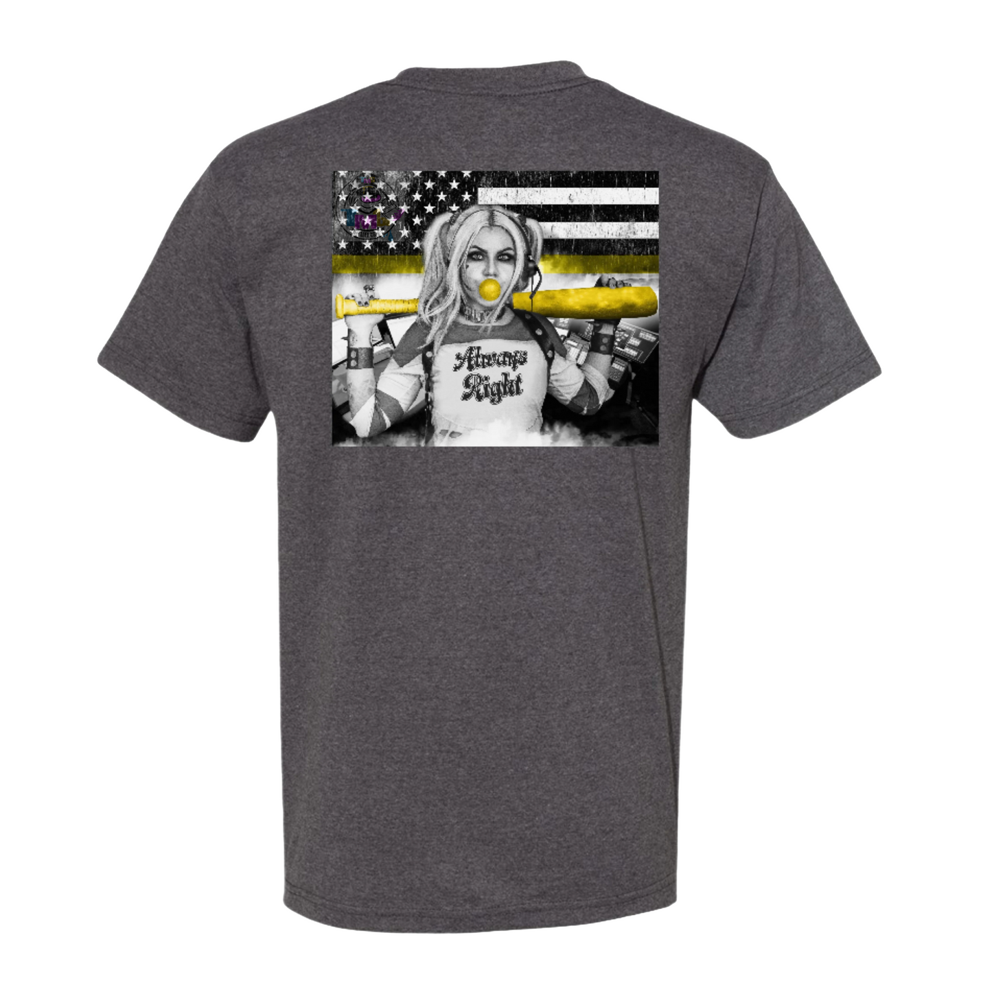 911 Dispatcher Always Right Crew Neck T-Shirt
