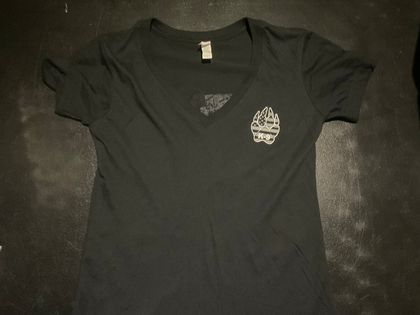 Police K9 SWAT on Lady's V-Neck