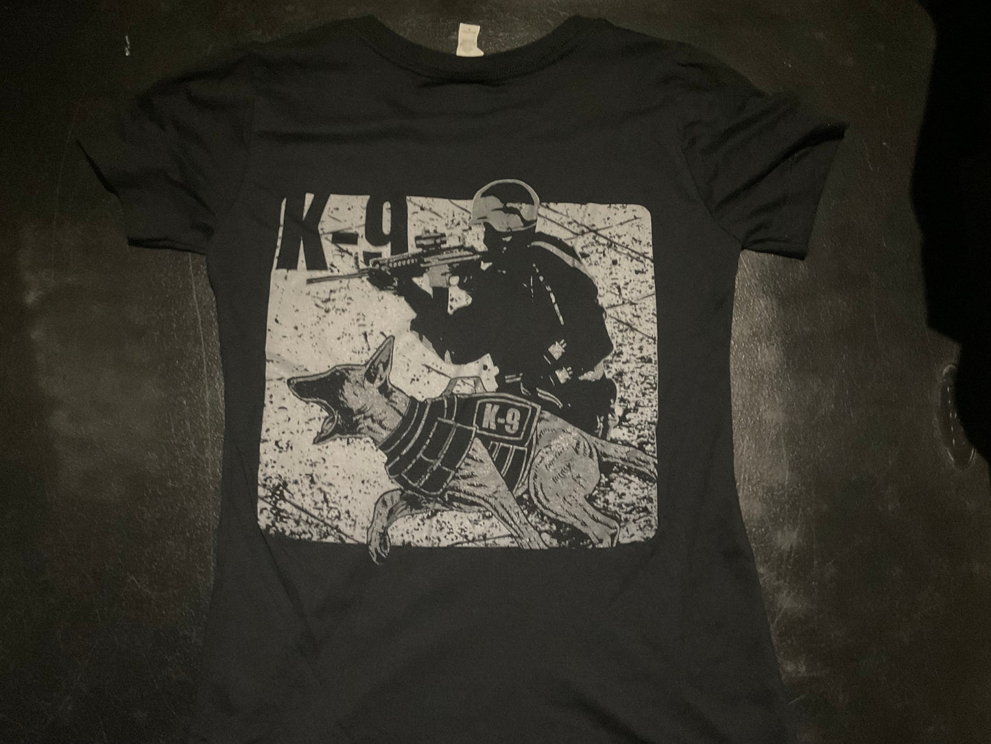 Police K9 SWAT on Lady's V-Neck