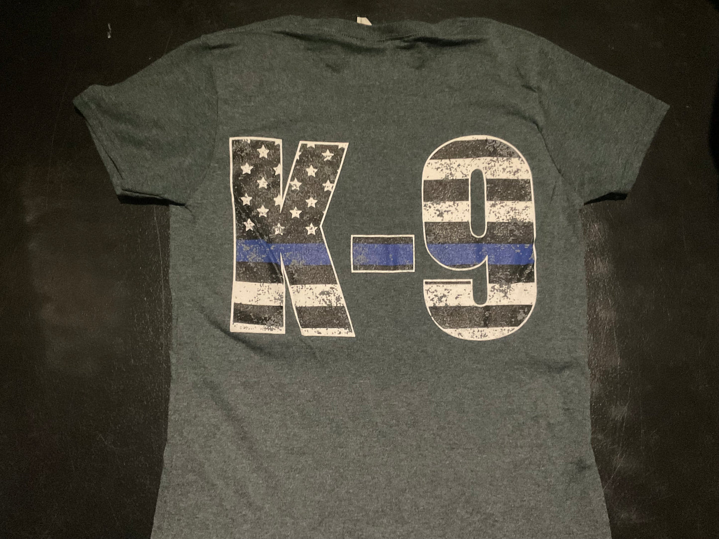 Police "K9" on Lady's Crew Neck T-Shirt