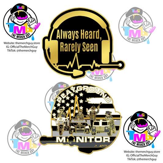 Always Heard, Rarely Seen Dispatch Challenge Coin - Dispatchers, 911 Communications, Thin Gold Line, Telecommunications Week