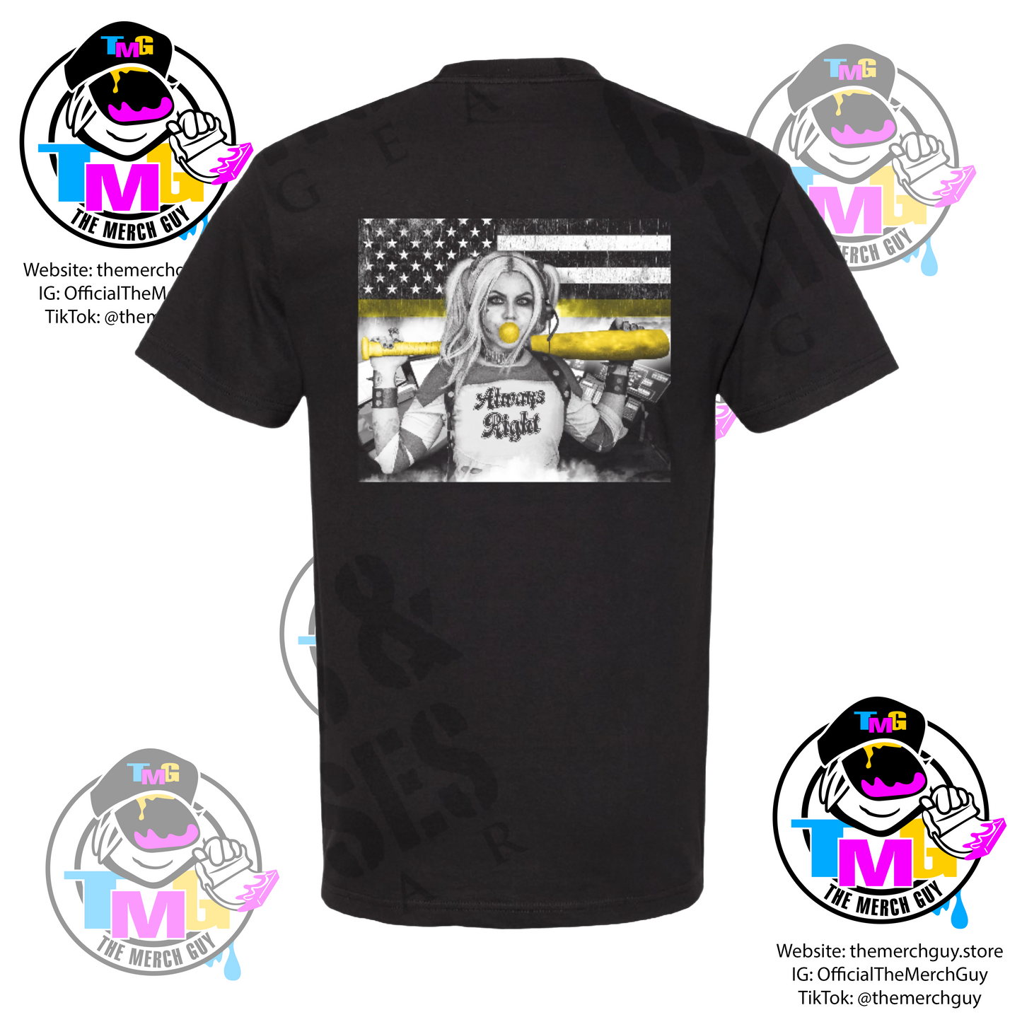 Always Right Dispatcher T-Shirt - Funny Dispatch, Gold Line, 911 Dispatch, Dispatcher Gift