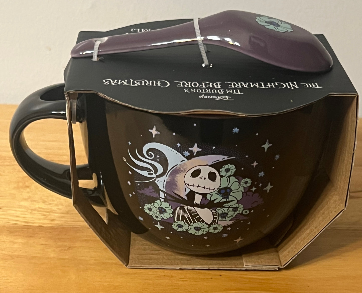 Officially Licensed Nightmare Before Christmas 24 oz Ceramic Mug with Spoon