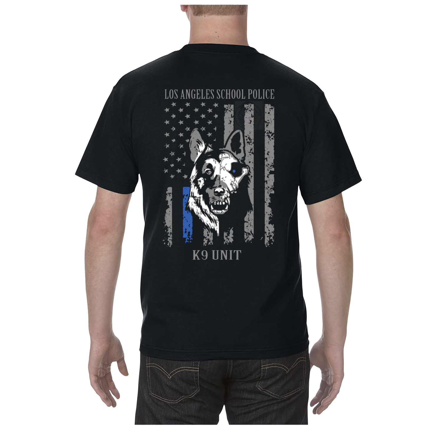 Los Angeles School Police Department K9 Crew Neck T-Shirt