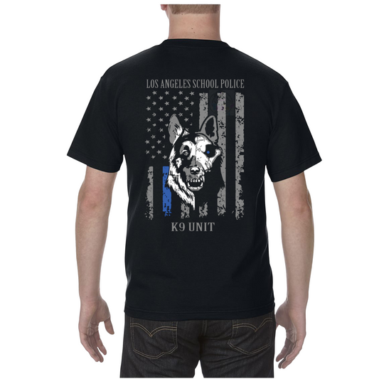 Los Angeles School Police Department K9 Crew Neck T-Shirt
