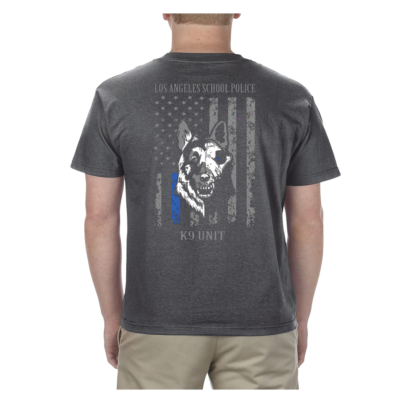 Los Angeles School Police Department K9 Crew Neck T-Shirt