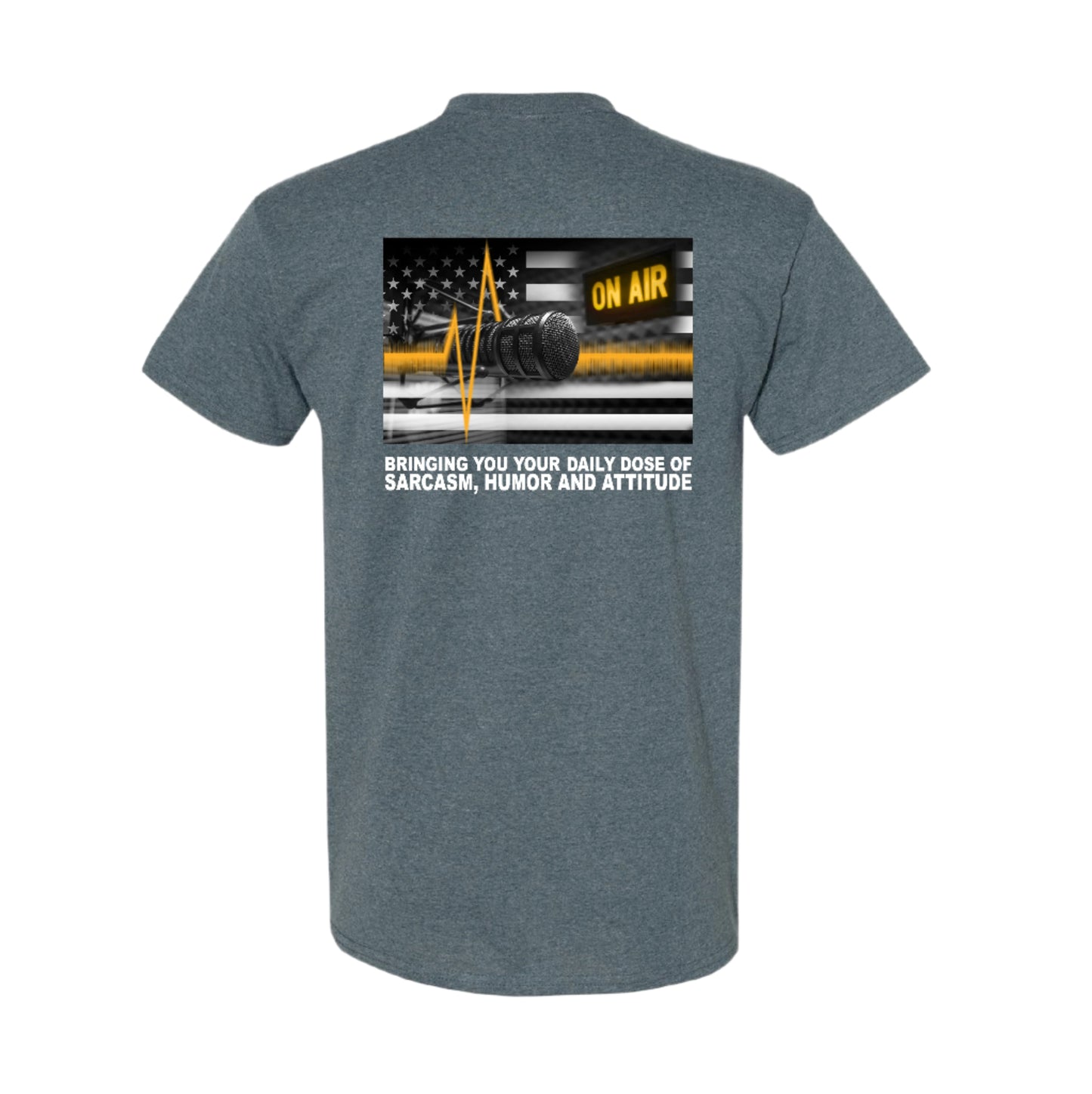 On-Air Personality Dispatcher T-Shirt - 911 Communications, Thin Gold Line, Funny Dispatch, Police Dispatch, Dispatch Week