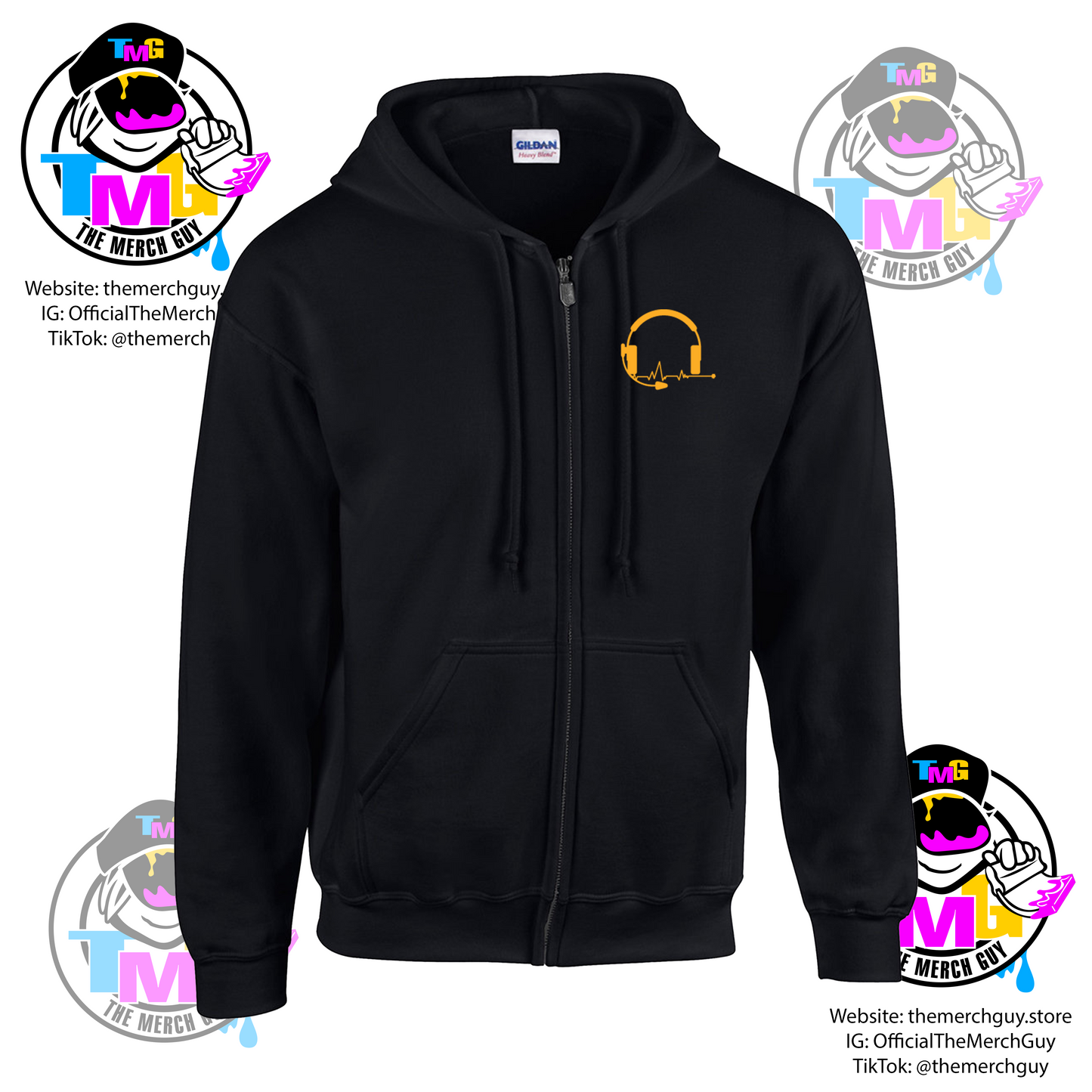 Playground Monitor Hoodie - Dispatcher, 911 Communications, Gold Line, Funny Dispatch, Dispatcher Gift