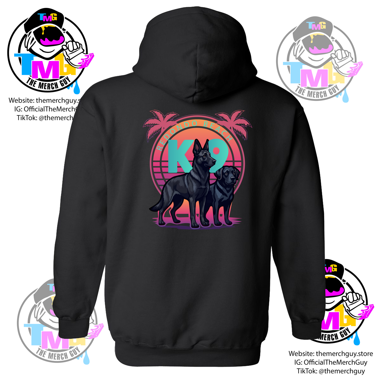 Redondo Beach Police K9 2026 Design Hoodies
