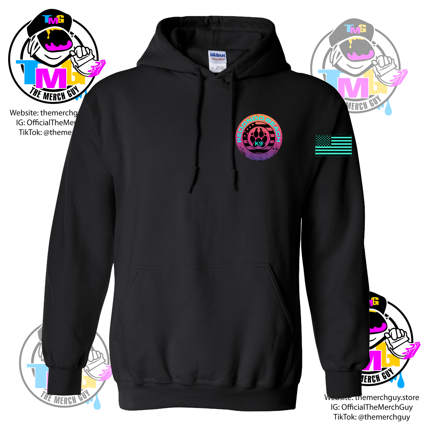 Redondo Beach Police K9 2026 Design Hoodies
