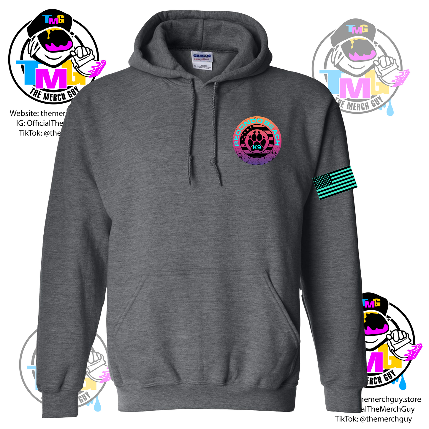 Redondo Beach Police K9 2026 Design Hoodies