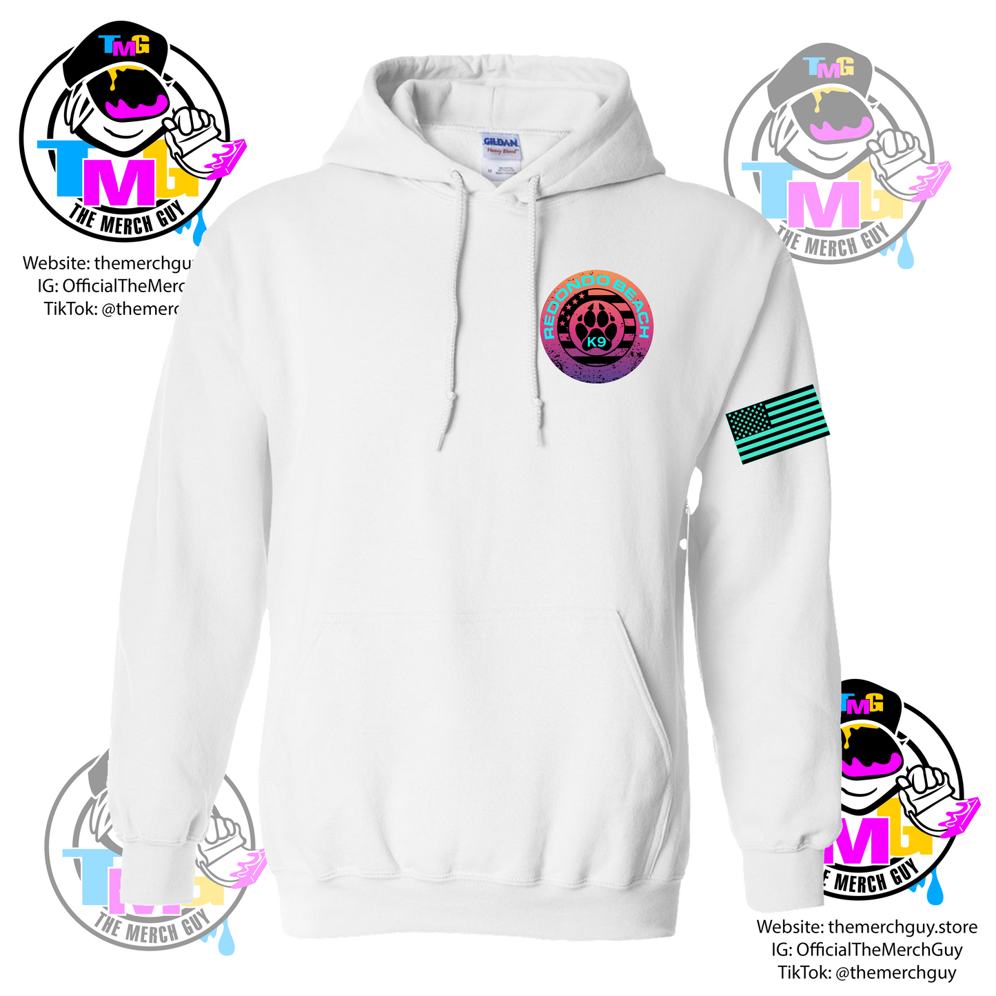 Redondo Beach Police K9 2026 Design Hoodies