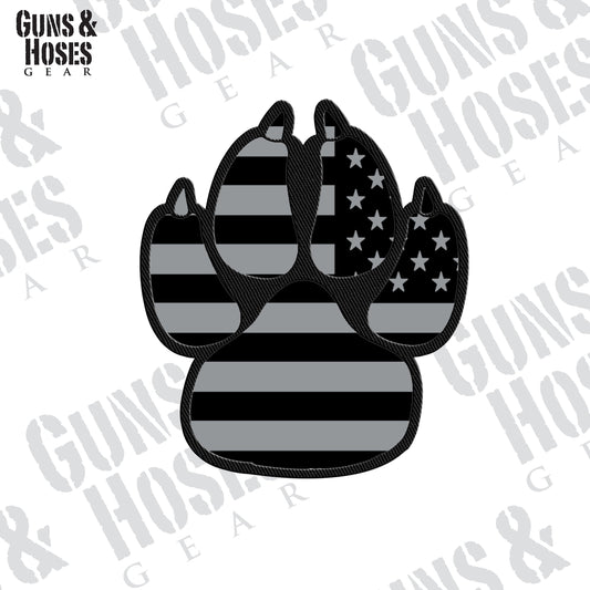 USA Flag K9 Paw Patch