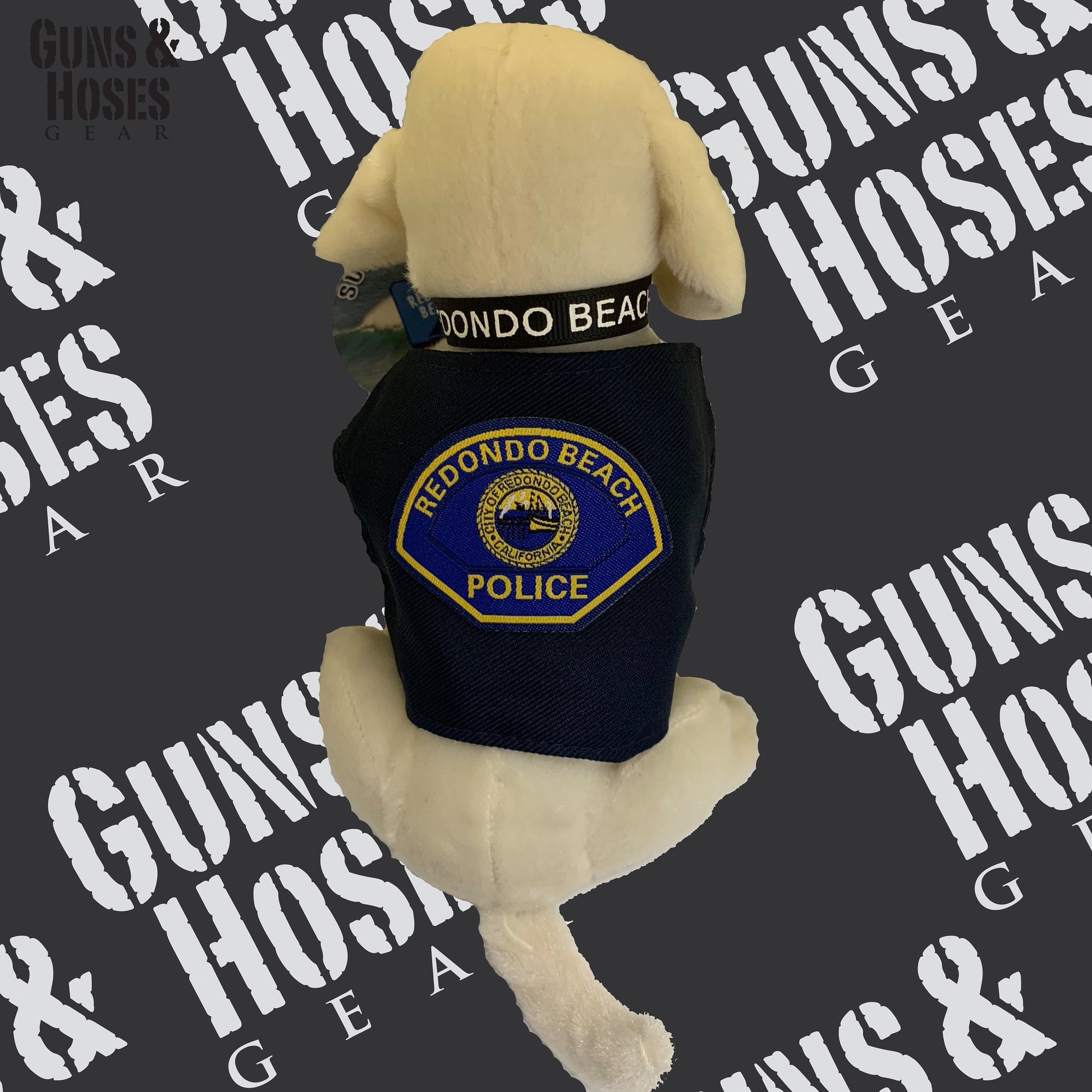 Redondo Beach Police K-9 Plush, K9 Dog, Police K9 Dog, Police K9 Toy