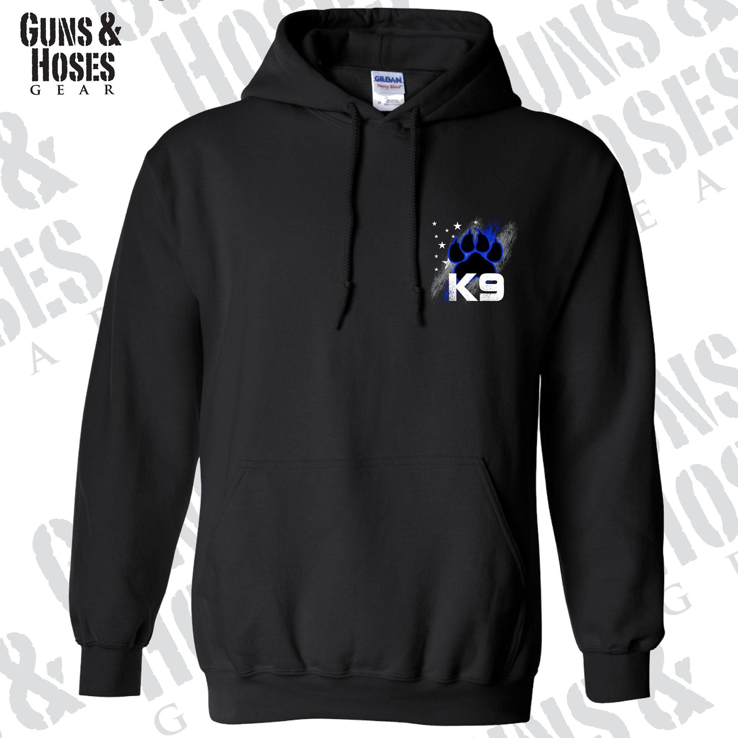 Go Ahead Run Hoodie - Police, K9, Funny K9