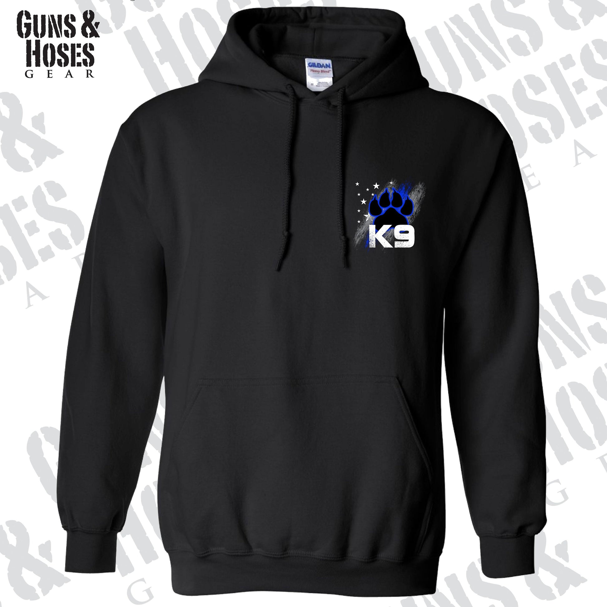 Go Ahead Run Hoodie - Police, K9, Funny K9