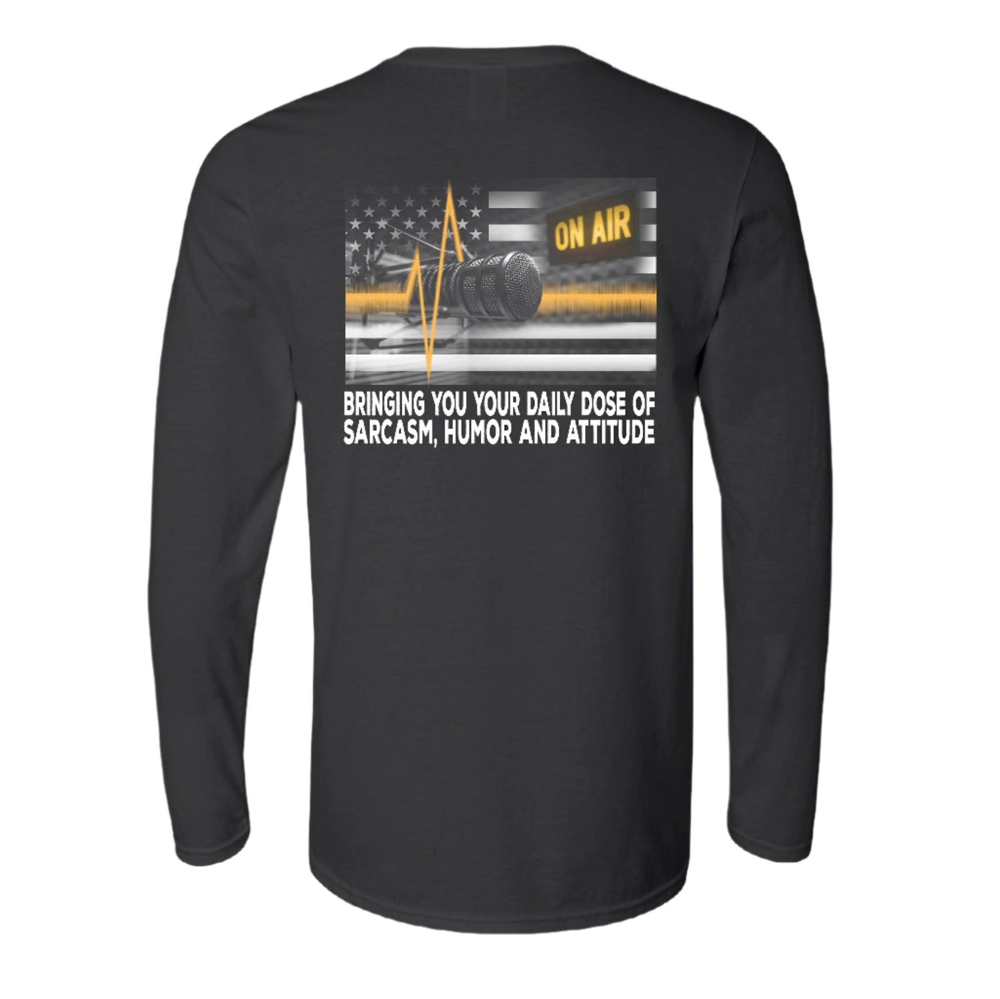 On-Air Personality Dispatcher T-Shirt - 911 Communications, Gold Line, Funny Dispatch