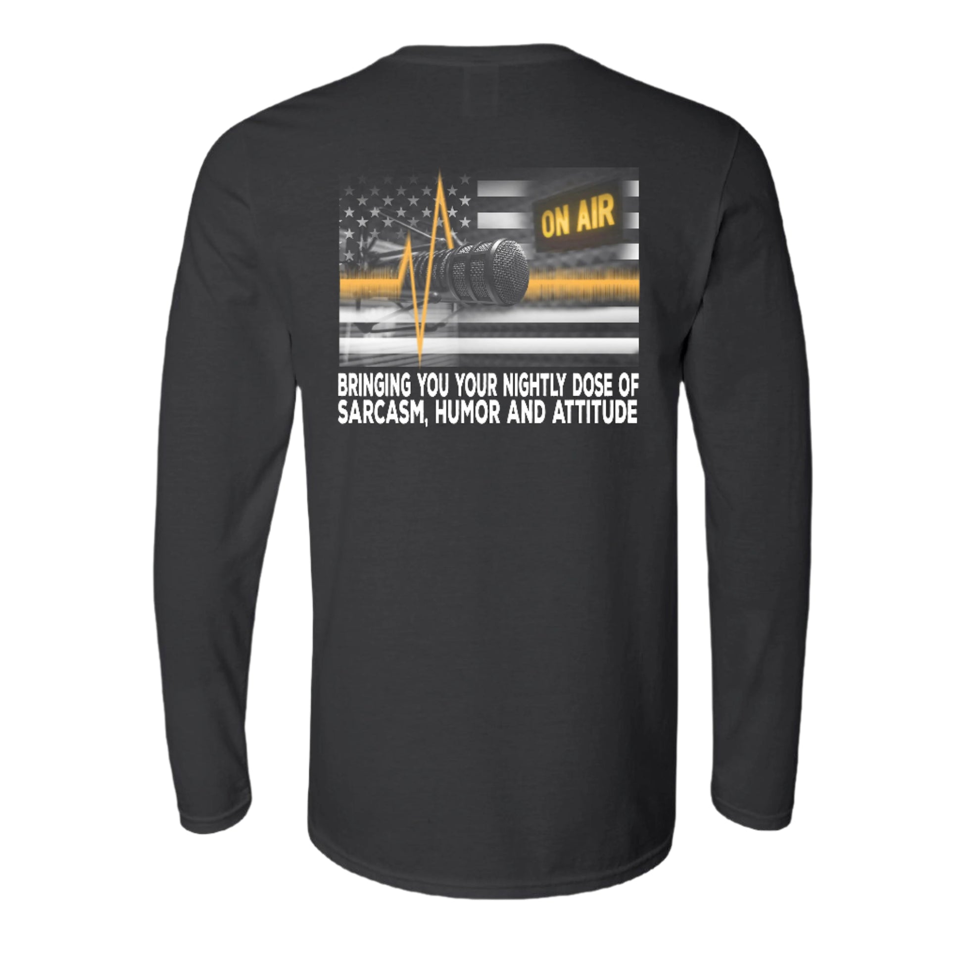 On-Air Personality Dispatcher T-Shirt - 911 Communications, Gold Line, Funny Dispatch
