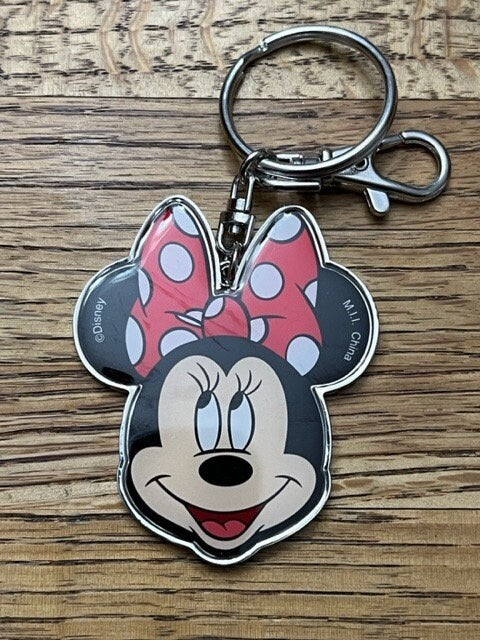Officially Licensed Disney Minnie Mouse Lasered 2-Sided Keychain